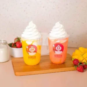 Menu Mixue Creamy Mango Boba