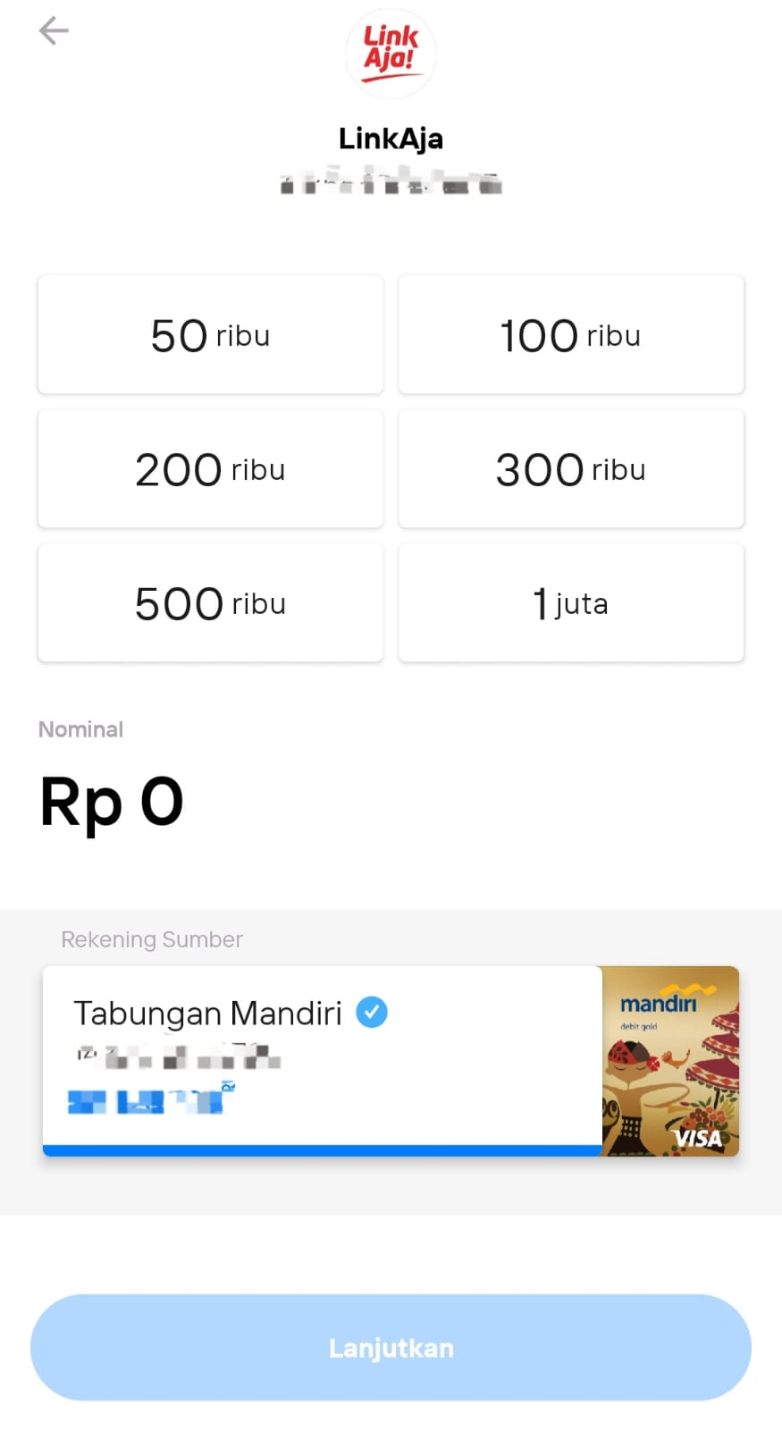 isi linkaja dari livin by mandiri