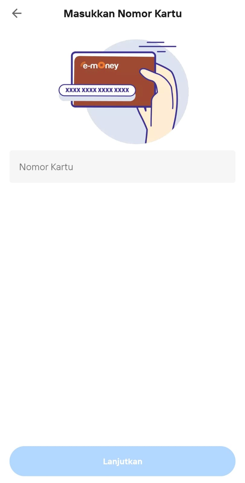 top up e money tanpa nfc