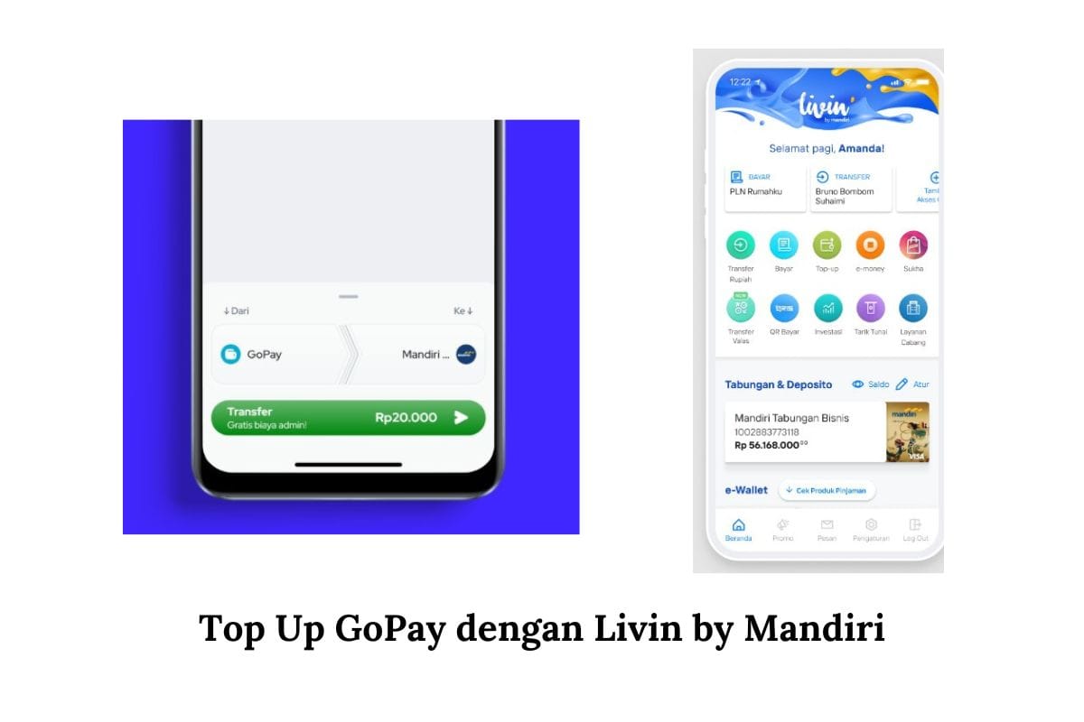isi gopay di livin by mandiri